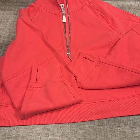 Lululemon Scuba Oversized Half Zip Hoodie Lip Gloss - Picture 3 of 8